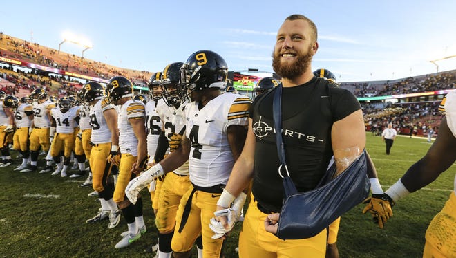 The first of Drew Ott's many setbacks in the last 11 months occurred Sept. 12 at Iowa State, when he severely injured his left elbow in the first quarter of the Hawkeyes' 31-17 victory.