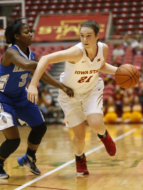 Iowa State freshman Bridget Carleton could be out for awhile.