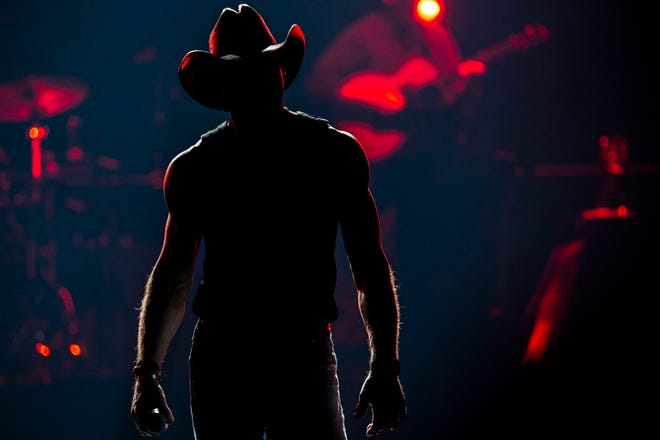 Tim McGraw performs at Wells Fargo Arena on Thursday, March 21, 2024, in Des Moines.