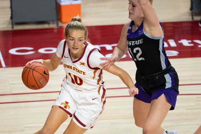 Kylie Feuerbach, who spent most of the 200-21 season as a starter for Iowa State, is transferring to Iowa.